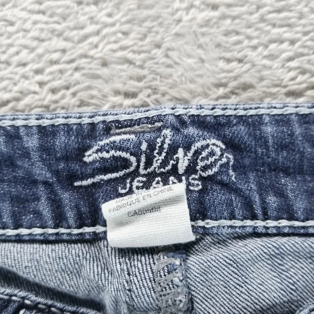 Silver Jeans Womens 26 Blue Aiko Bootcut Low‎ Rise Stretch Y2K Medium Wash
